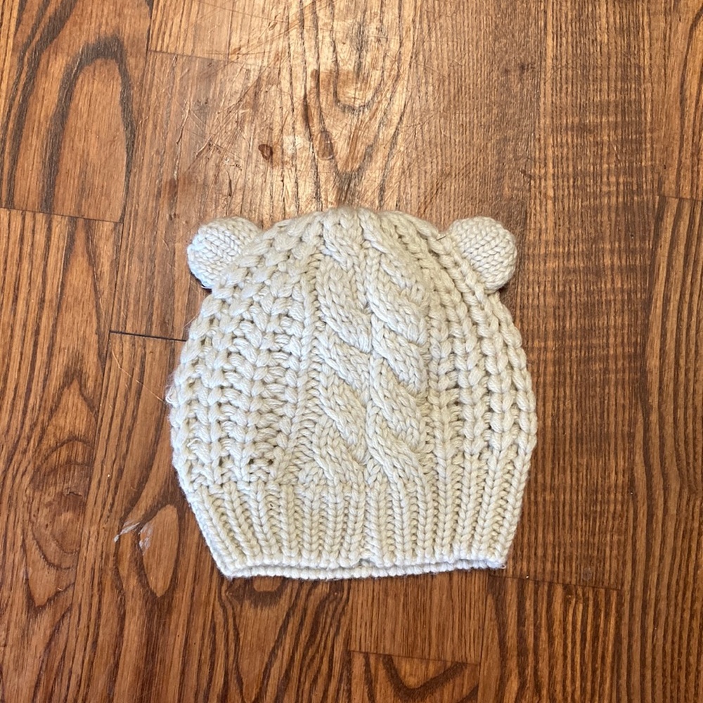 Old Navy toddler beanie with ears size 6-12 months